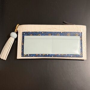Tory Burch Top Zip Floral Wallet